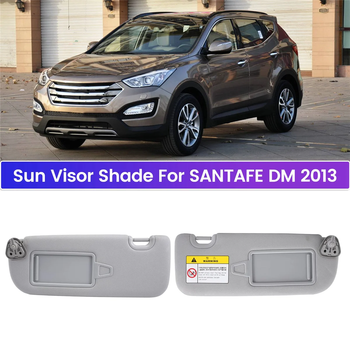 Солнцезащитный козырек с правой стороны автомобиля для Hyundai SANTAFE DM 2013 852202W000