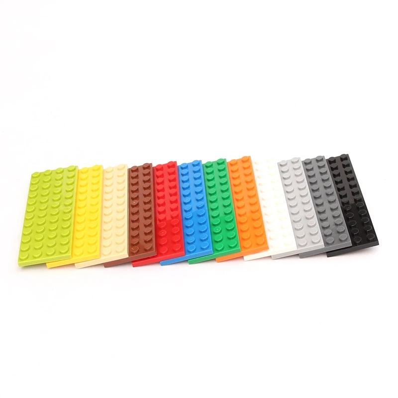 Moc 3029 Пластина 4 * 12 4 x 12 точечных кирпичей, игрушки, совместимые со строительными блоками lego 3029 для детского технического образования 