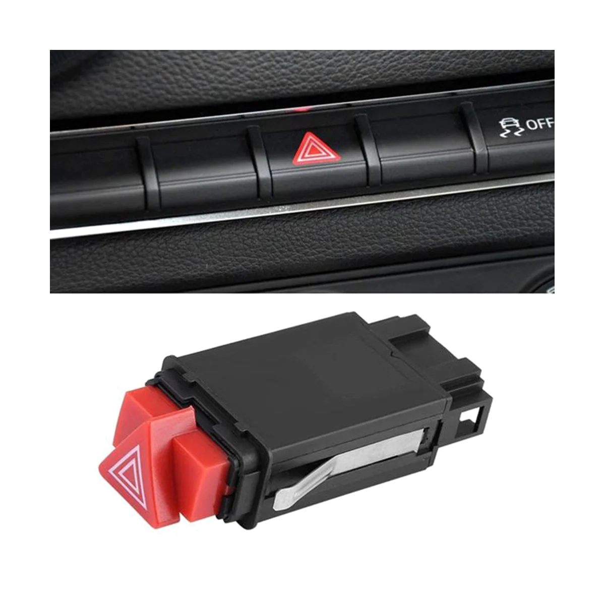 Для Audi A3 8L1 1996-2003 Кнопка включения аварийного освещения приборной панели 8L0941509L Новая