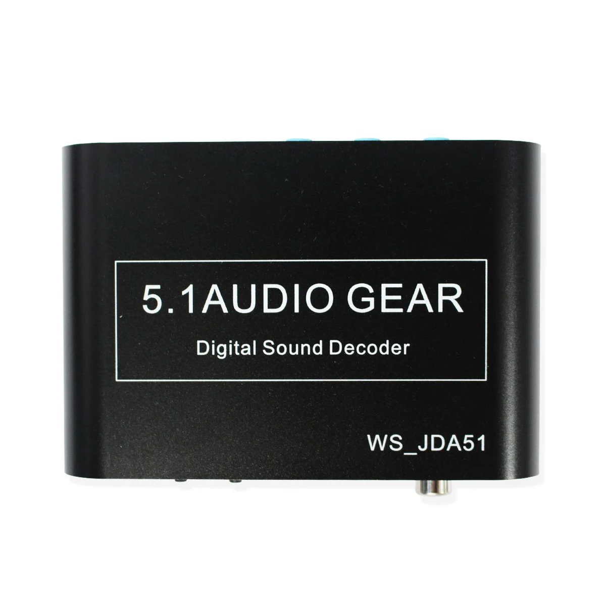 Аудиодекодер 5.1 Digital AC3 с оптическим преобразованием в аналоговый стереофонический объемный HD 2 порта SPDIF HD Audio Rush для HD-плееров/DVD/ XBOX360