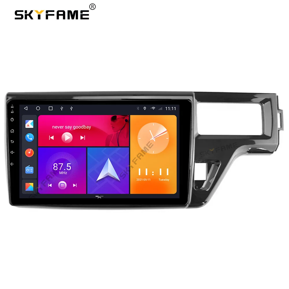 SKYFAME Автомобильный адаптер для передней панели Android-радио, комплект монтажной панели для Honda Stepwgn Stepwagon Spada