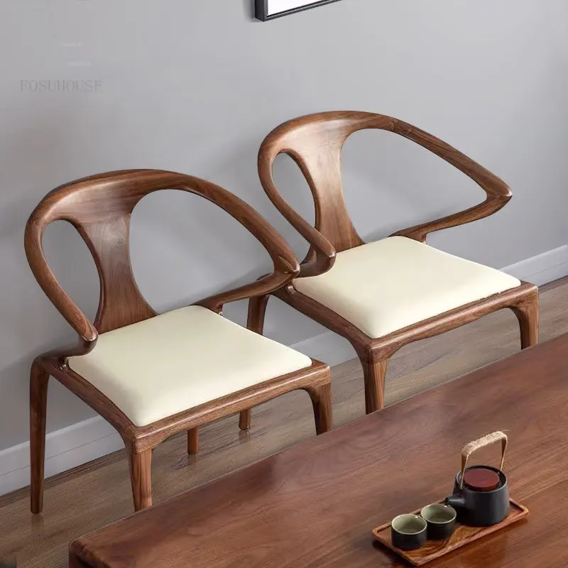 Обеденные стулья из массива дерева в скандинавском стиле, кухонная мебель, Современный минималистичный обеденный стул со спинкой, кресло для отдыха, гостиная B