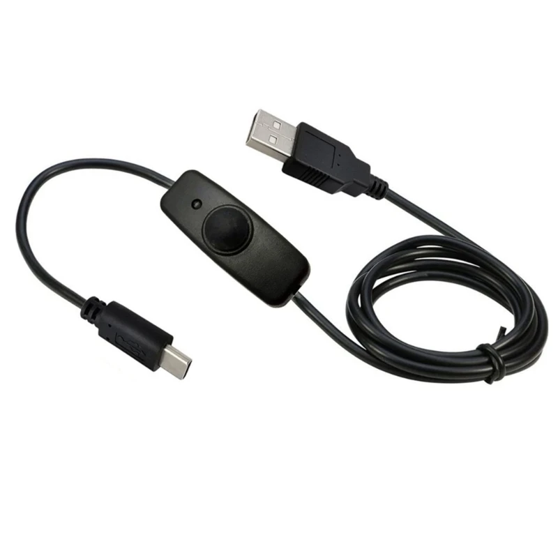 Кабель USB Type-C длиной 1,2 М с переключателем для быстрой зарядки Cord Line 5V2A