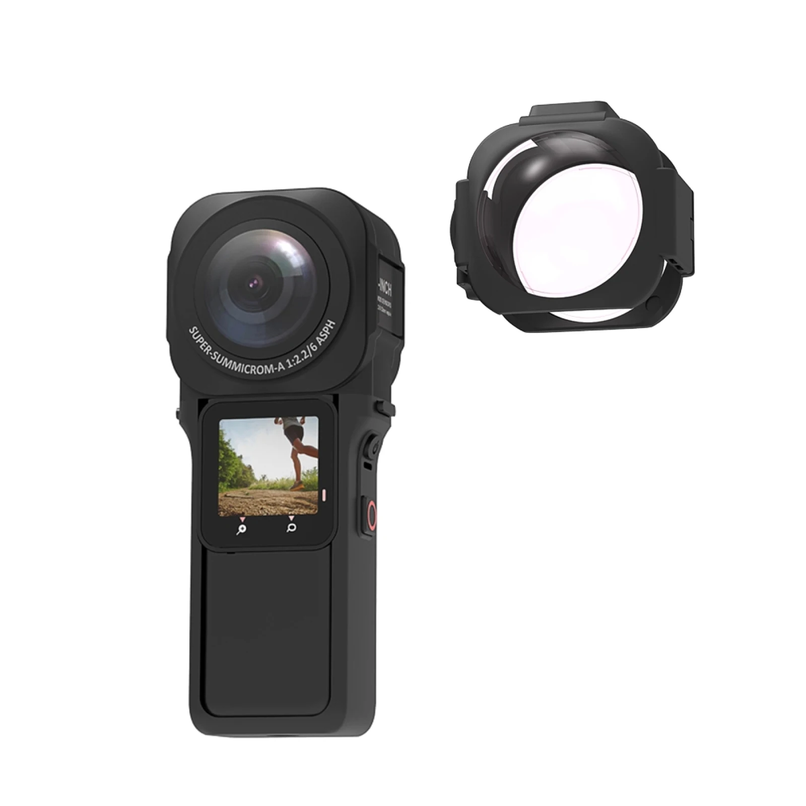 1-дюймовое защитное зеркало 360 Edition, защитный чехол, аксессуары для панорамной камеры, подходящие для InstA360 One RS