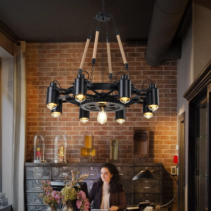 Декор комнаты Светодиодная художественная люстра Подвесной светильник Освещение Nordic home dining lustre подвесной потолочный светильник аксессуары для кухни в помещении