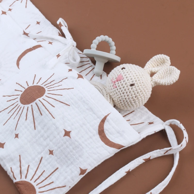 Переносная сумка-органайзер для прикроватной кроватки, сумка для хранения подгузников, Детская кроватка, Постельные принадлежности, Подвесная сумка для больничной койки для новорожденных A2UB