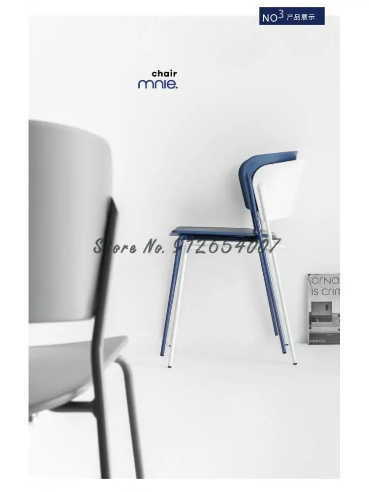 Обеденный стул Nordic Iron Art, современный Простой стул со спинкой, стул для отдыха, Домашний обеденный стул, стул для кафе, стул для конференций