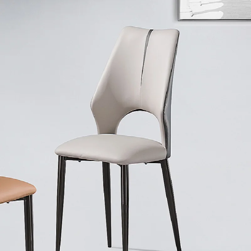 Минималистичный обеденный стул интернет-знаменитости, дизайнерский новый домашний стул со спинкой, скандинавский современный роскошный ресторанный стул