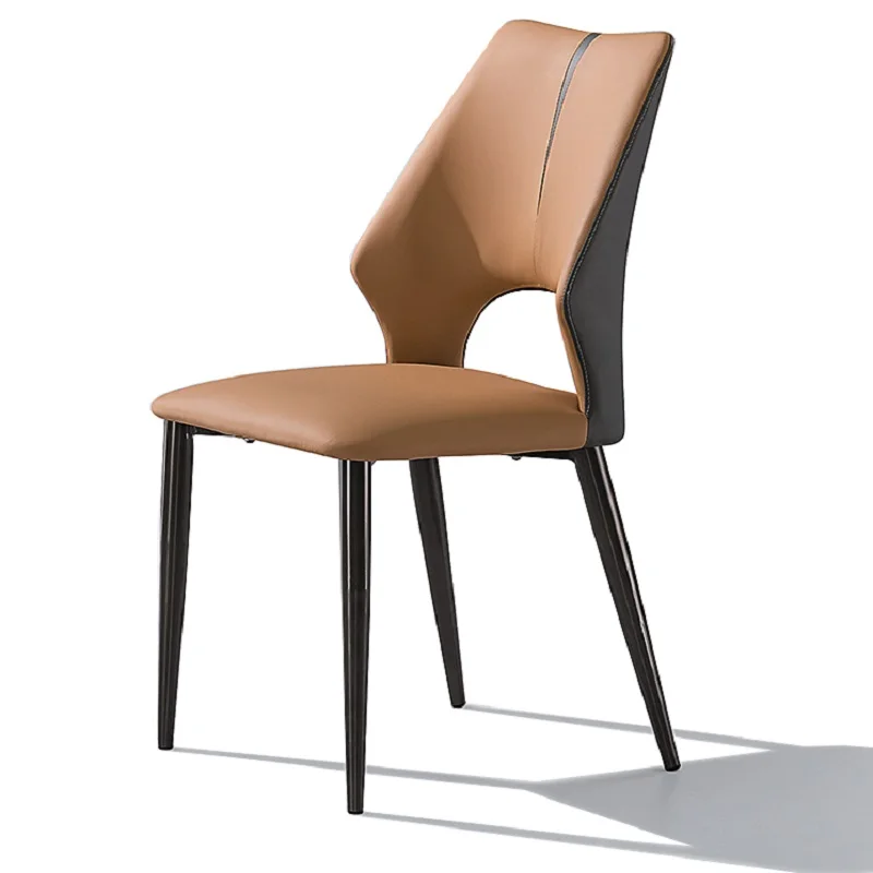 Минималистичный обеденный стул интернет-знаменитости, дизайнерский новый домашний стул со спинкой, скандинавский современный роскошный ресторанный стул