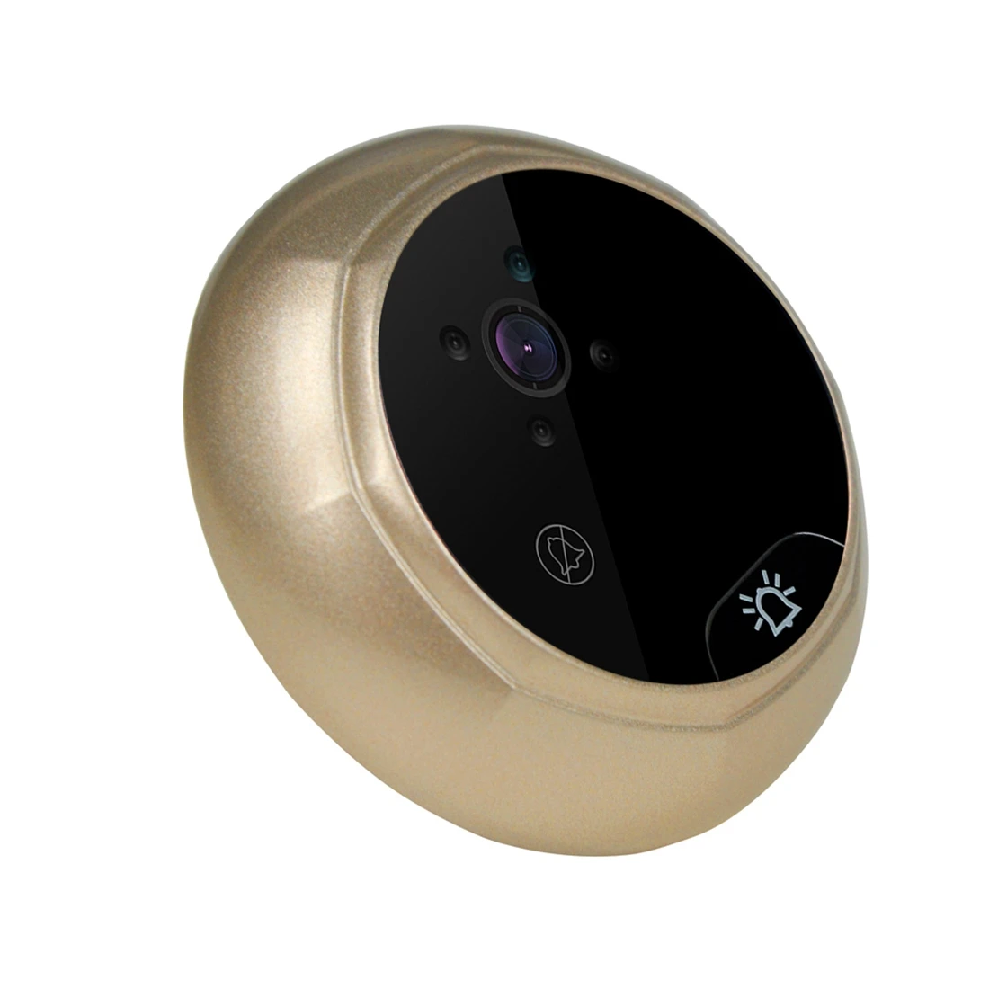 Цветной TFT-дисплей с диагональю 2,4 дюйма, камера для просмотра в дверной глазок, видеокамера для дверного звонка PIR ночного видения с широким углом обзора 160 °