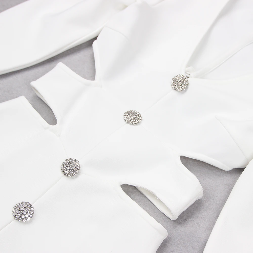 Белые платья для женщин 2023, украшенные бриллиантами, винтажные платья, Элегантные открытые женские вечерние платья, шикарные наряды