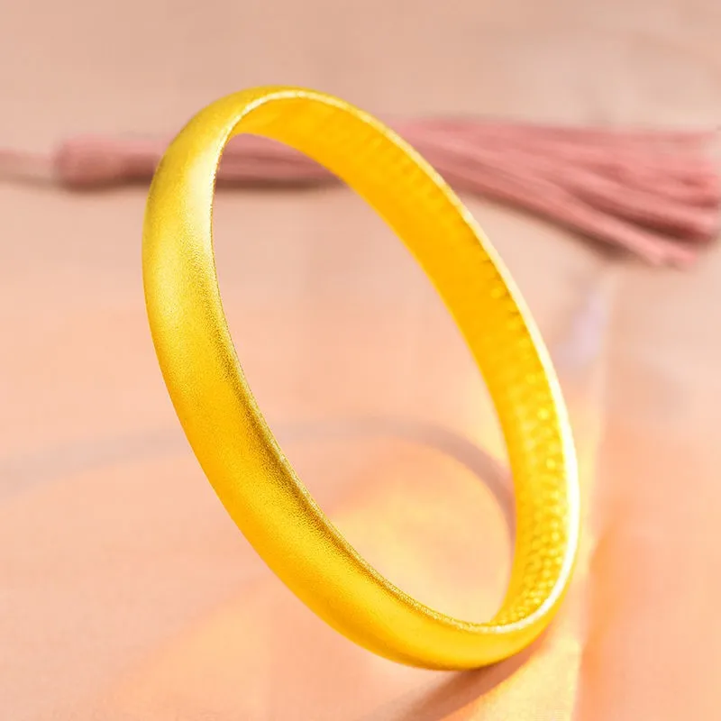 Не выцветает древний метод наследования браслет Сутра сердца женский Вьетнам твердое золото твердая имитация желтого золота подлинный