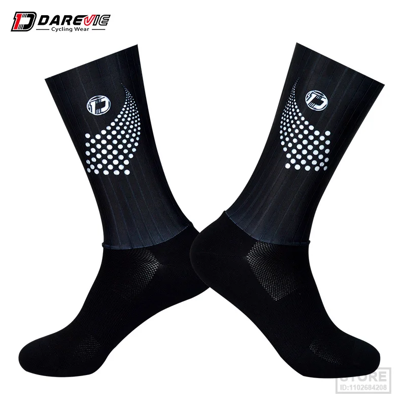 Мужские велосипедные носки DAREVIE, нескользящие велосипедные носки, профессиональные высокоскоростные аэро-дышащие гоночные MTB шоссейные женские велосипедные носки