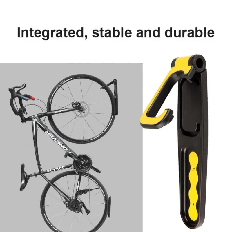 Настенная рама для велосипеда с прицепом для парковки, Компактная Подвесная рама, Прочный Регулируемый Велосипедный настенный крюк, аксессуары для велосипедов