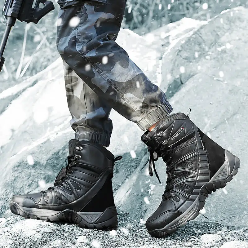 Новые уличные военные ботинки, мужская мотоциклетная обувь хорошего качества, зимние ботинки в римском стиле, кроссовки, мужская теплая повседневная обувь, удобная