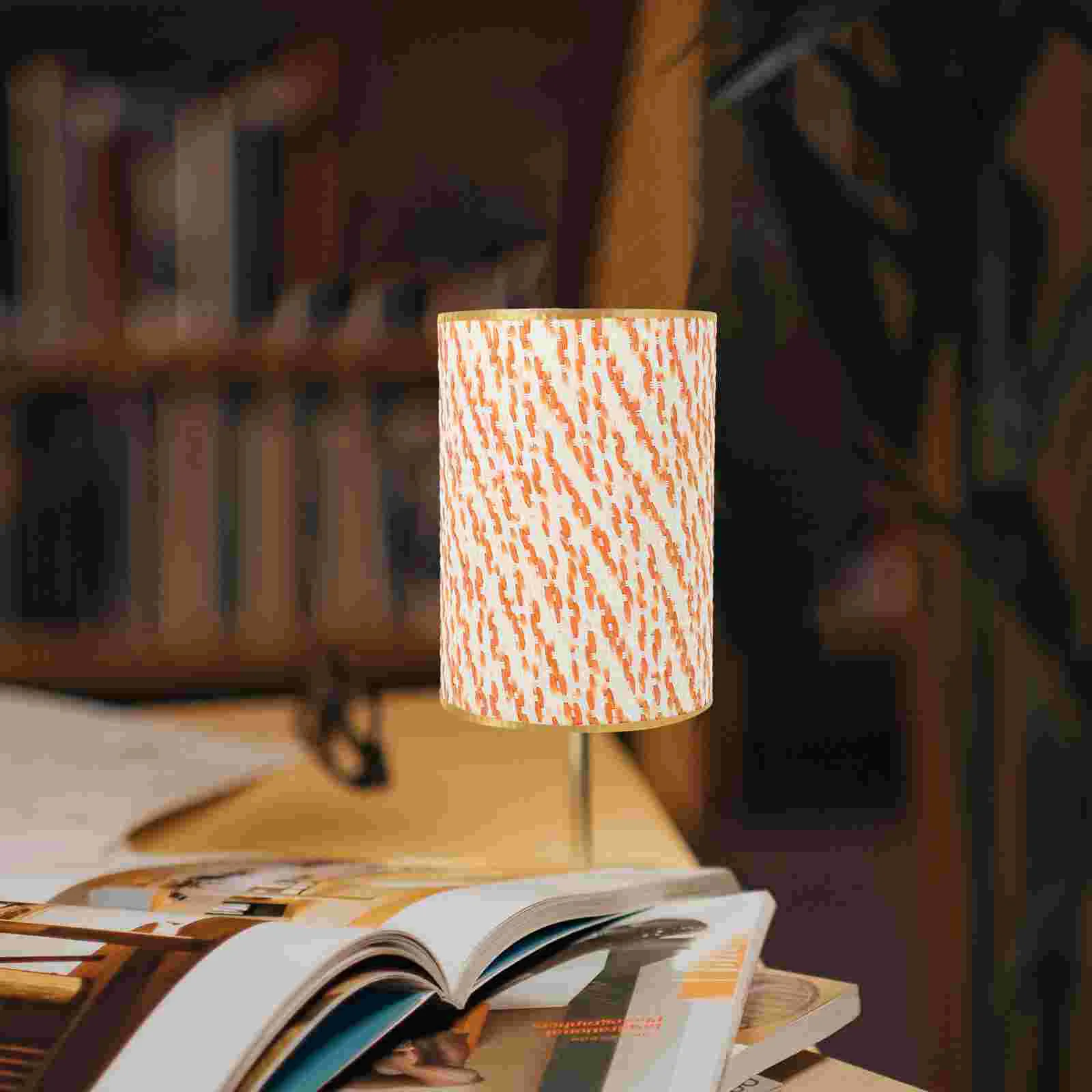 Бочкообразные абажуры настольных ламп Абажуры в стиле Кантри Напольное покрытие Уникальная тканая замена