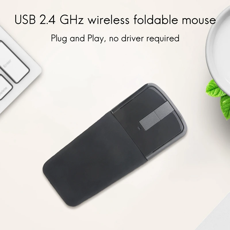 Складная беспроводная мышь 2,4 ГГц Складная дуговая сенсорная тонкая мышь Компьютерная игровая мышь Мыши для продвижения ноутбуков Microsoft Surface PC
