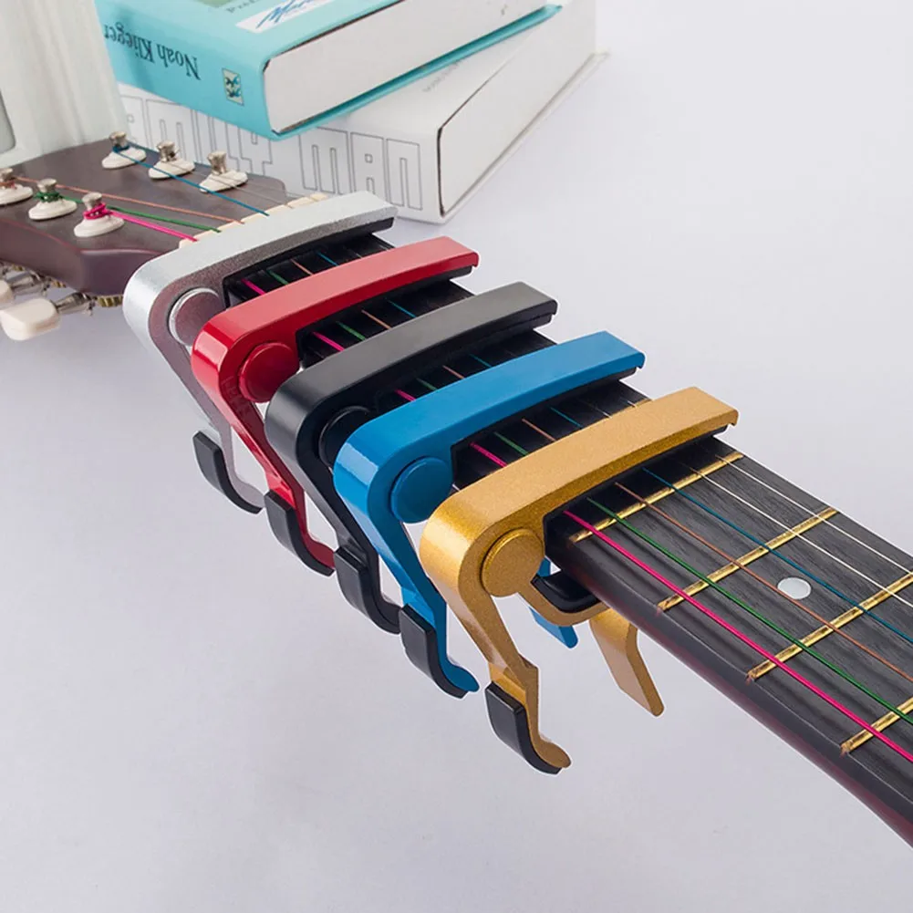 Гитарный капо-тюнинг Акустический зажим для гитарных струн Зажим для инструмента из алюминиевого сплава Акустический капо для классической гитары для гитарной партии