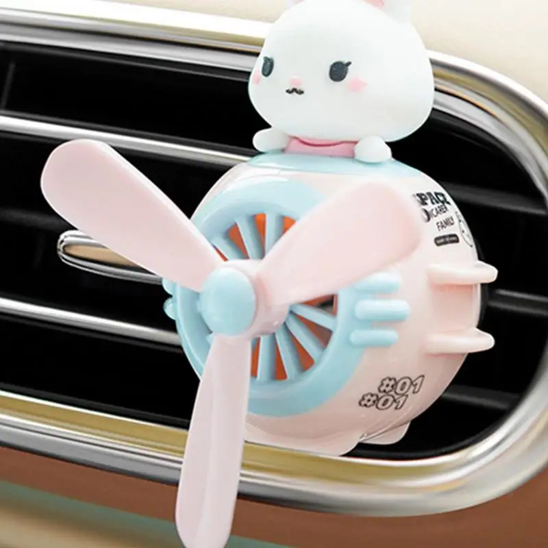 Освежитель воздуха для автомобиля Cute Car Aromatherapy Pilot, Мультяшный автомобильный Парфюмированный декор с ароматерапевтической таблеткой, креативный освежитель воздуха для автомобиля