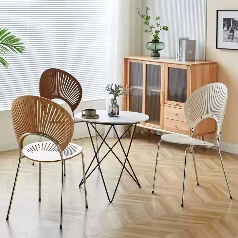 Легкий обеденный стул с роскошным акцентом, Дизайнерский Офисный Салонный бытовой стул, Современная мебель для гостиной, мебель для патио DWH