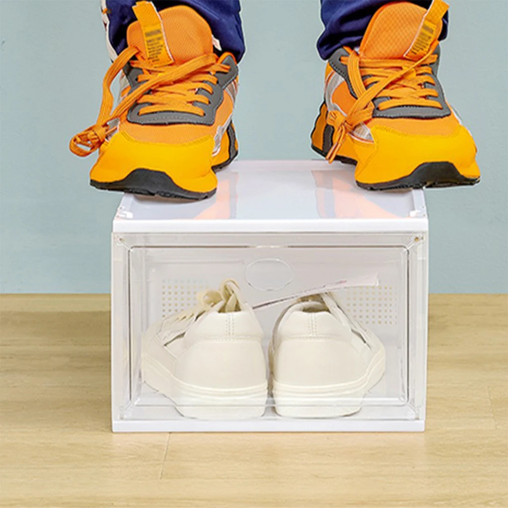 Коробка-органайзер для обуви - эффективное хранение и систематизация обуви Быстрая установка Органайзер для обуви Легкий доступ к обуви