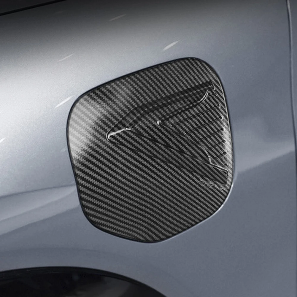 Для Ford Mustang Наклейка из углеродного волокна, черное Украшение крышки для Mach-E 2021 + Крышка топливного бака, надежная и практичная