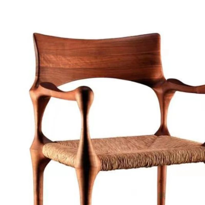 Деревянные обеденные стулья в стиле ретро, художественный дизайн, минималистичные скандинавские обеденные стулья для отдыха, Креативная мебель для дома Sillas De Comedor WZ50DC