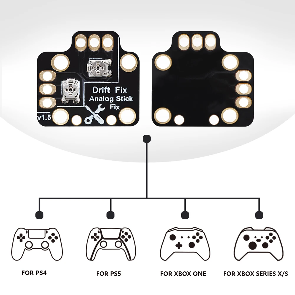 Универсальный геймпад-контроллер, аналоговый стик для большого пальца, мод для исправления дрифта для PS5 Xbox One
