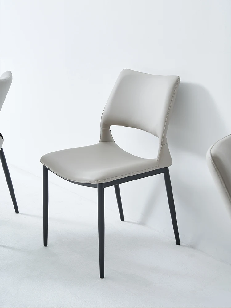 Современный минималистичный домашний обеденный стол и стулья стул для макияжа со спинкой рабочий стул легкий роскошный обеденный стул высокого класса