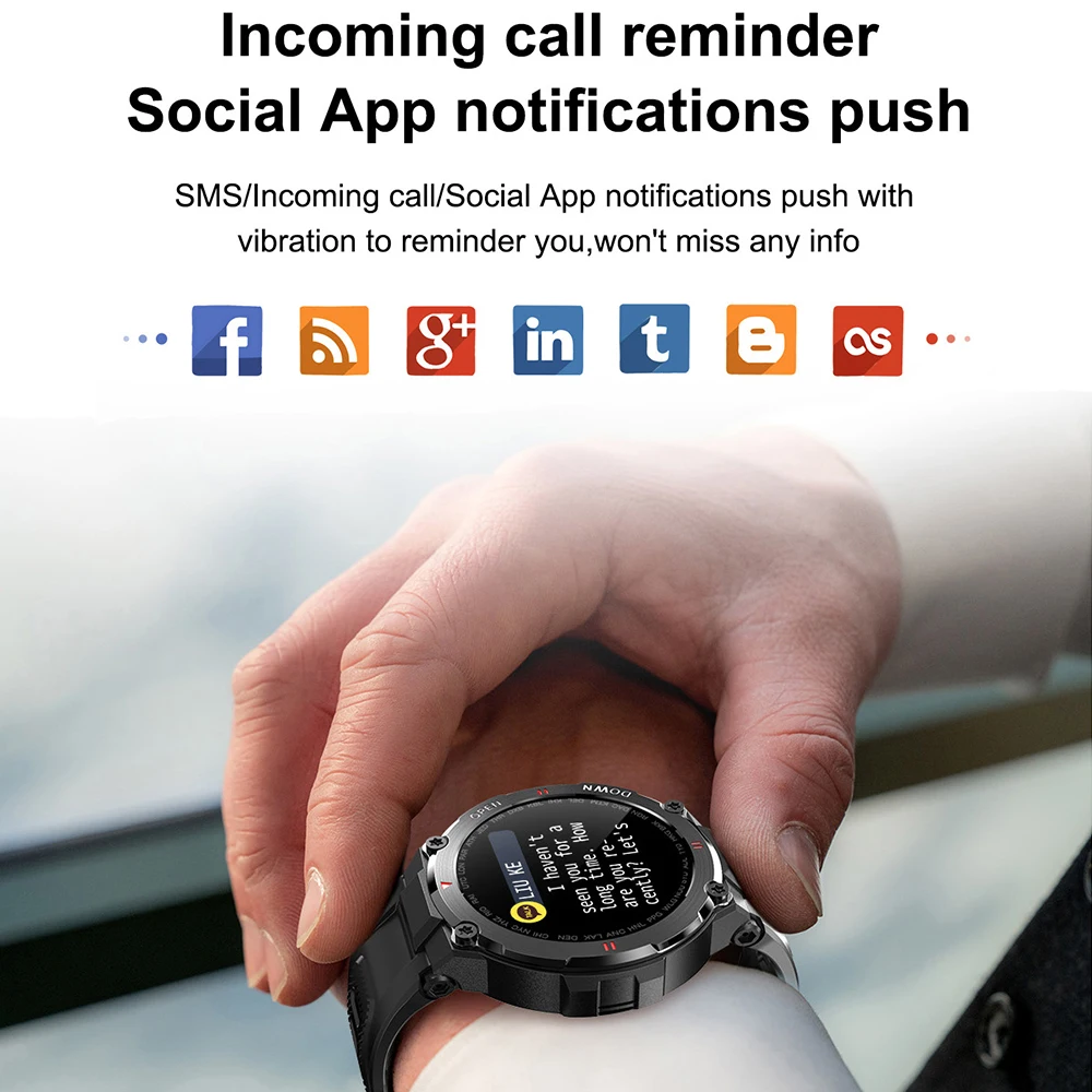 2023 Новые поступления Смарт-часы Мужские Спортивные Поддержка Bluetooth Вызов Управление музыкой Будильник Напоминание Умные часы для телефона Android