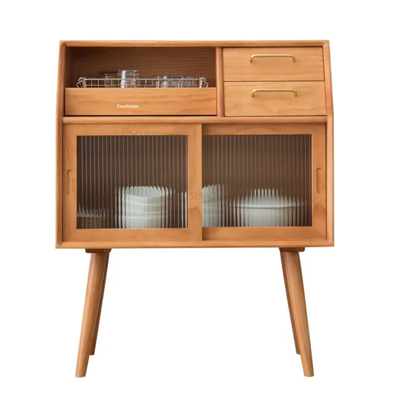 Современный кухонный шкаф с деревянными панелями для кухонной мебели, Креативные дизайнерские кухонные шкафы для дома с дверцей шкафа для хранения