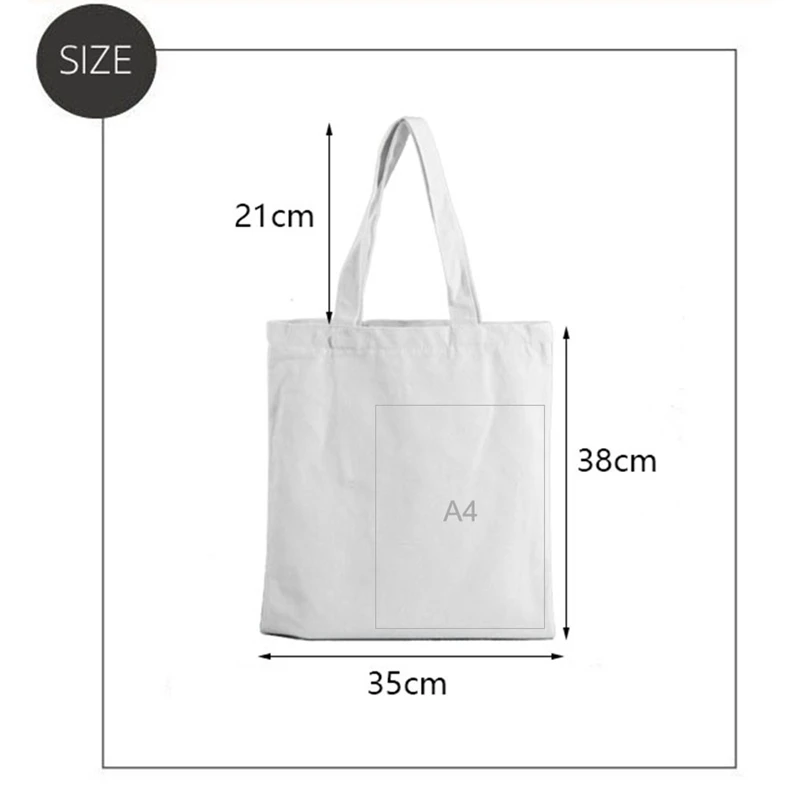 Северная Америка Простая иллюстративная печать Женская повседневная холщовая сумка для покупок, сумка через плечо большой емкости