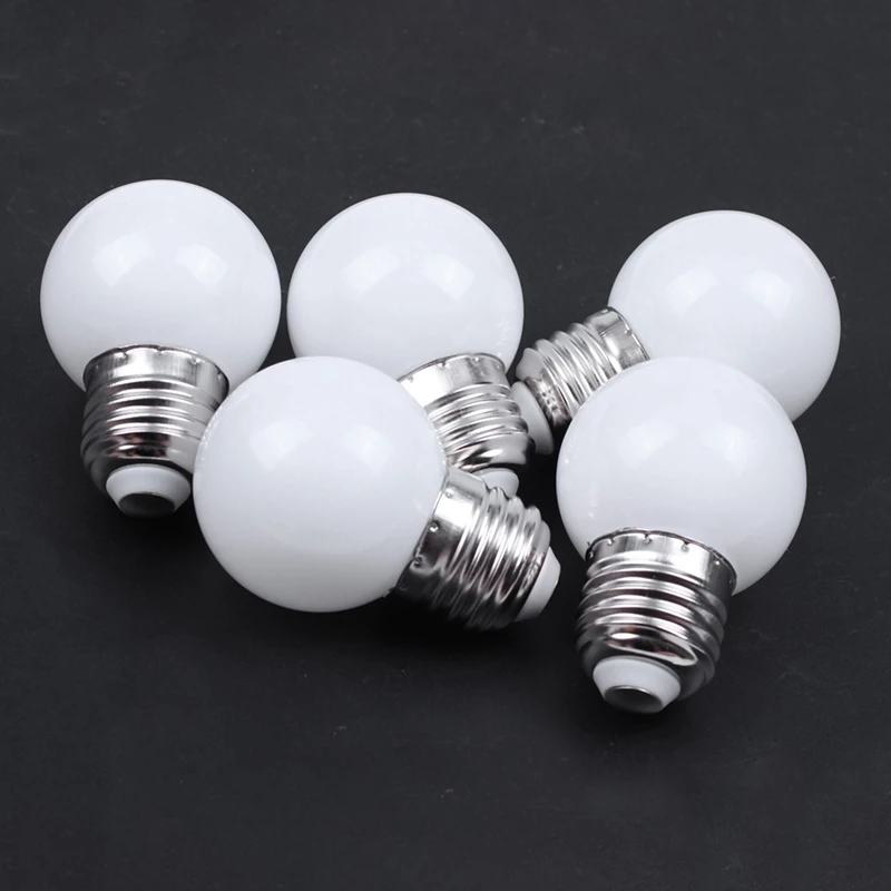 15 штук белой лампы накаливания E27 0,5 Вт 220 В переменного тока Декоративная лампа для ламп