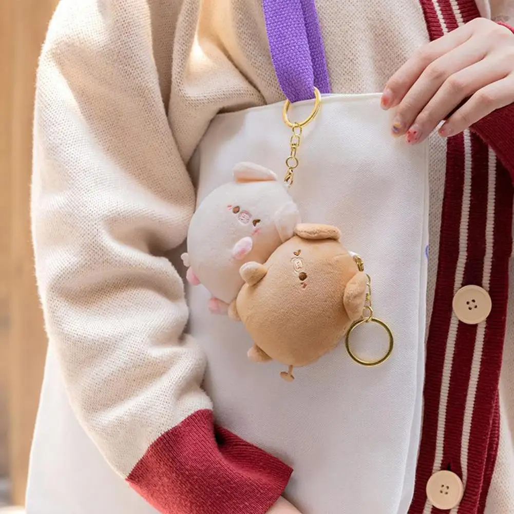Плюшевая магнитная пара Брелок-свинья Милая Креативная Плюшевая игрушка Kawaii Girl Праздничный подарок Персонализированный кулон на магните для рюкзака