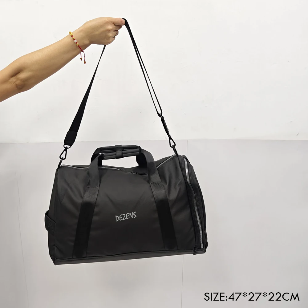 НОВАЯ мужская сумка DEZENS / Wonmen, черная нейлоновая водонепроницаемая легкая сумка для гольфа, Boston Bag, сумка для гольфа