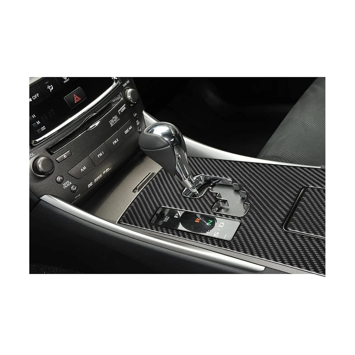 Для Lexus IS IS250 IS300 IS350C 2006-2012, карбоновая центральная консоль, крышка панели передач, рамка, отделка, наклейка, аксессуары