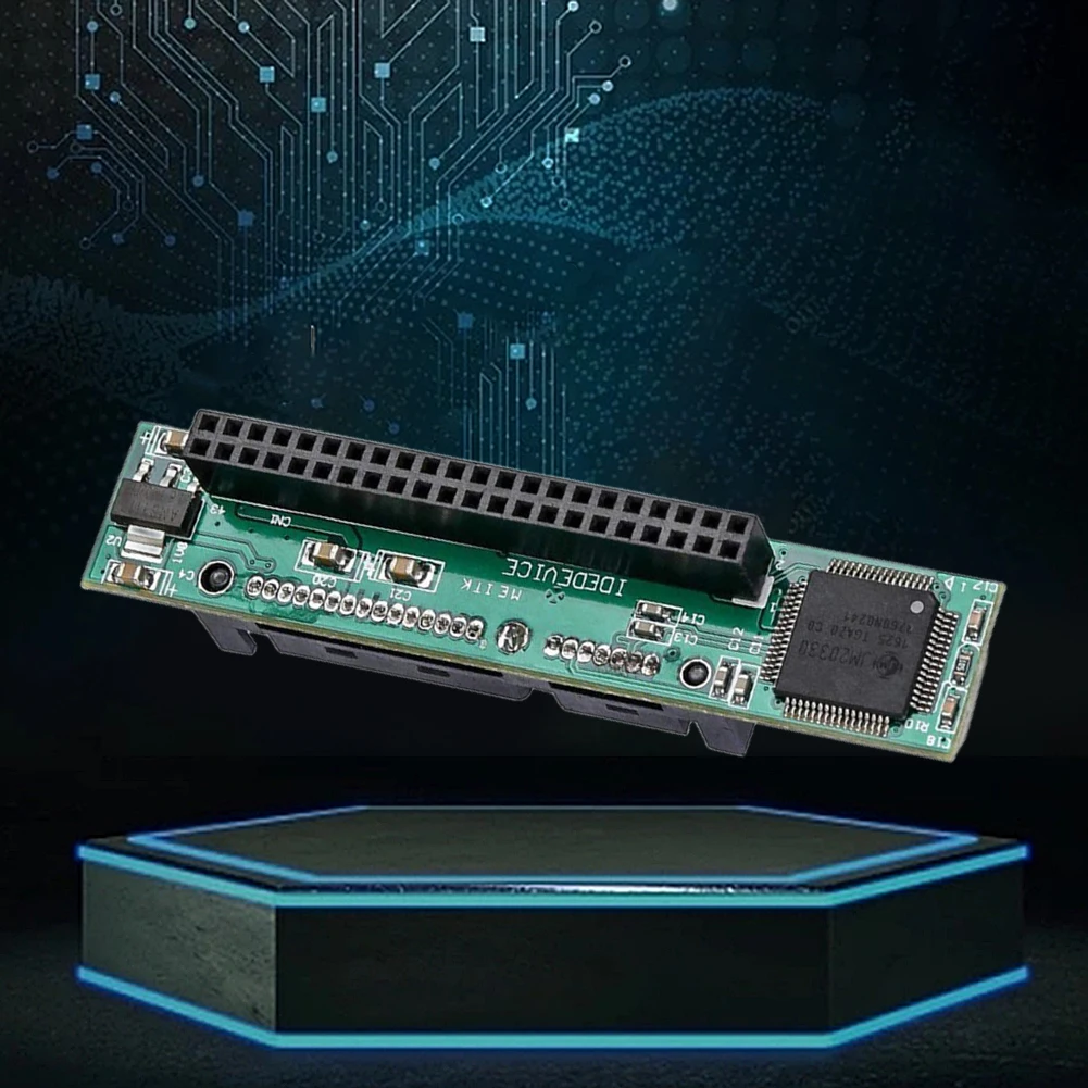 2,5-дюймовый SSD-адаптер SATA к IDE JM20330 с чипом HDD Riser Card 7 + 15-Контактный разъем к 44-контактному разъему 150 Мбит/ с Поддержка горячей замены ATA 66/100/133