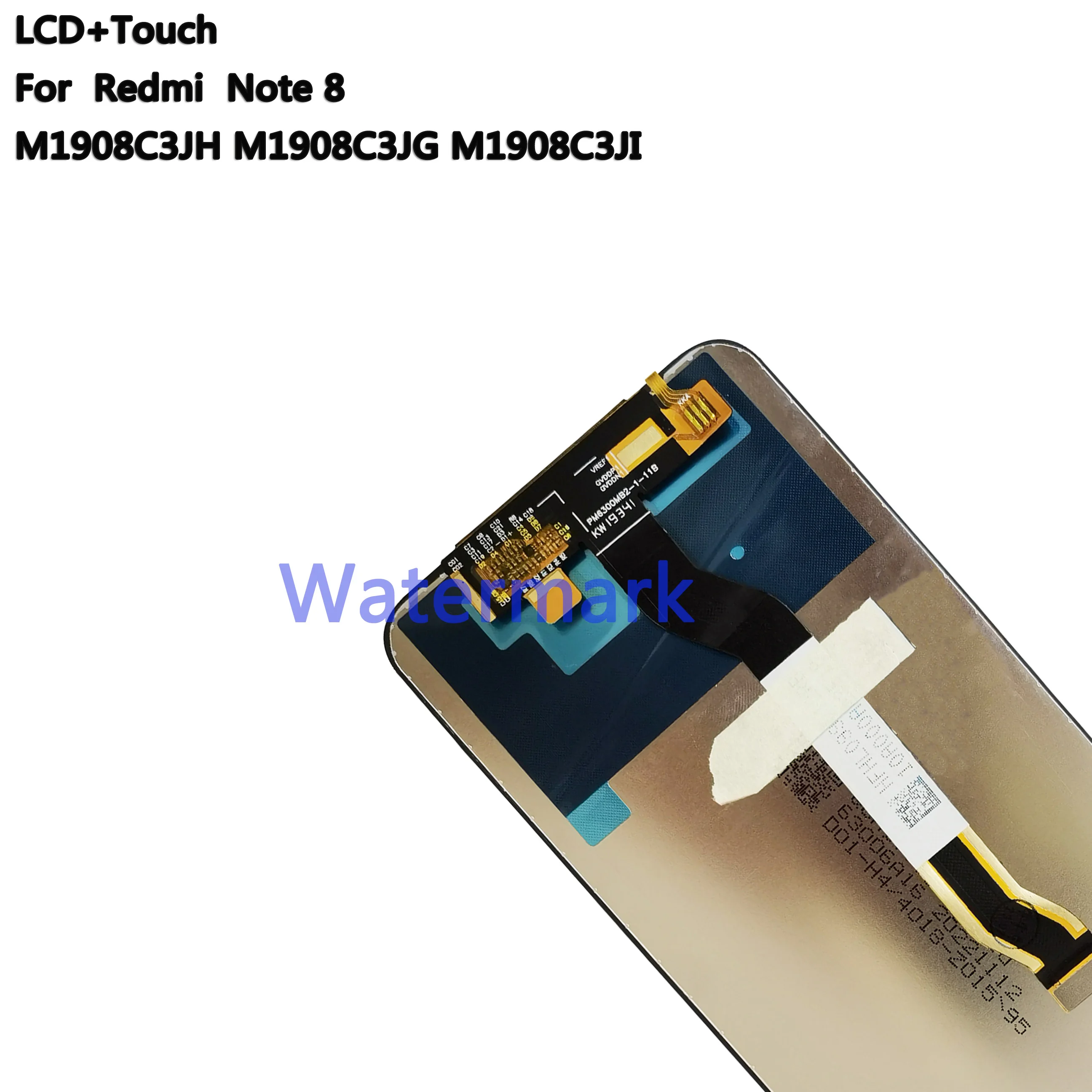 5 ШТ. 6,3-дюймовый ЖК-дисплей Xiaomi Redmi Note 8 для замены сенсорного экрана для дисплея Redmi Note8 M1908C3JH M1908C3JG LCD