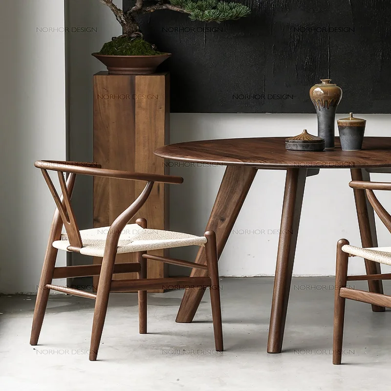 Эргономичный деревянный стул Минималистский туалетный столик Расслабляющий Дизайн скандинавского обеденного стула Современная японская мебель Cadeiras De Jantar
