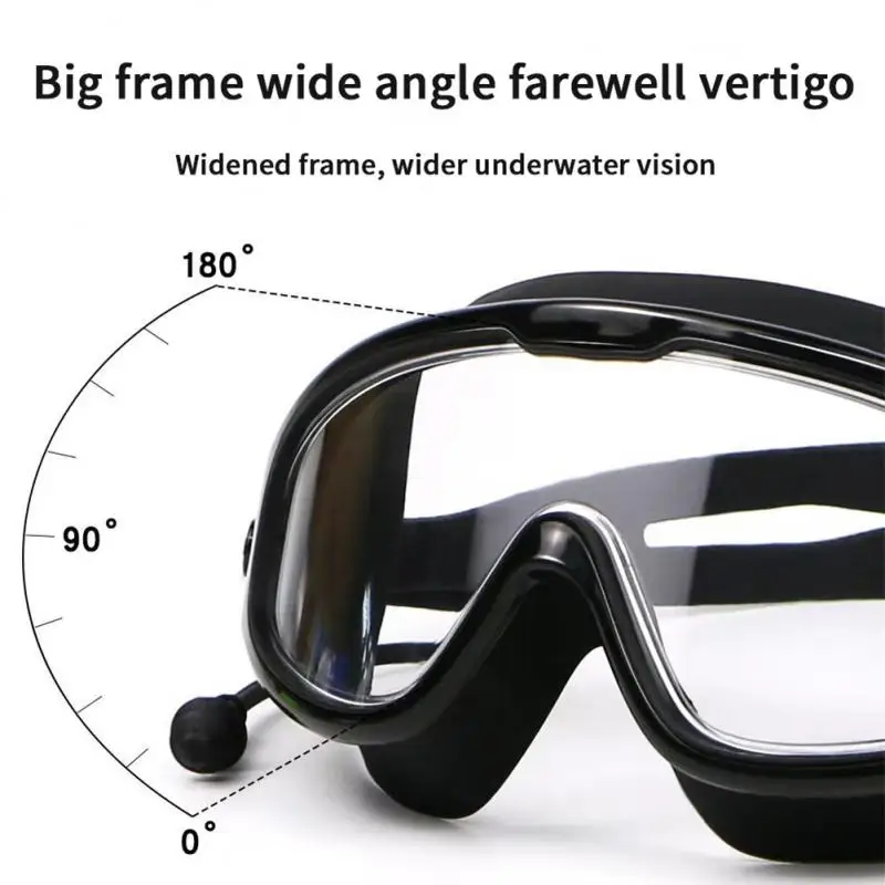 1-5 шт. Очки для плавания при близорукости, Рецептурные Очки для плавания, маска для плавания, Противотуманные Прозрачные очки для плавания Google