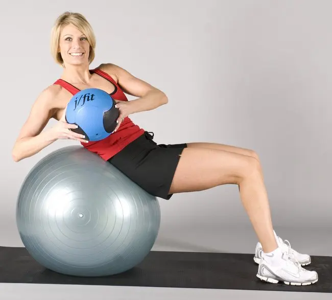 Гимнастический мяч с защитой от разрывов с насосом- 65 см, оборудование для пилатеса, мяч для йоги