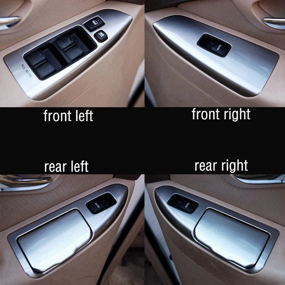 Рамка крышки панели переключателя кнопки Gl заднего левого окна автомобиля для Toyota Land Cruiser Prado 120 LC120 2003-2009