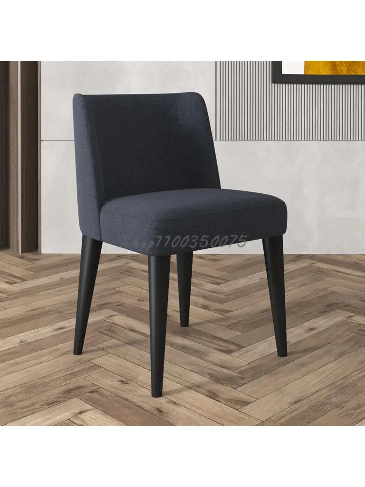 Обеденный стул Домашний Скандинавский стул из массива дерева с современной минималистичной спинкой, Легкий Роскошный стул для переговоров, комод, рабочий стол, стул