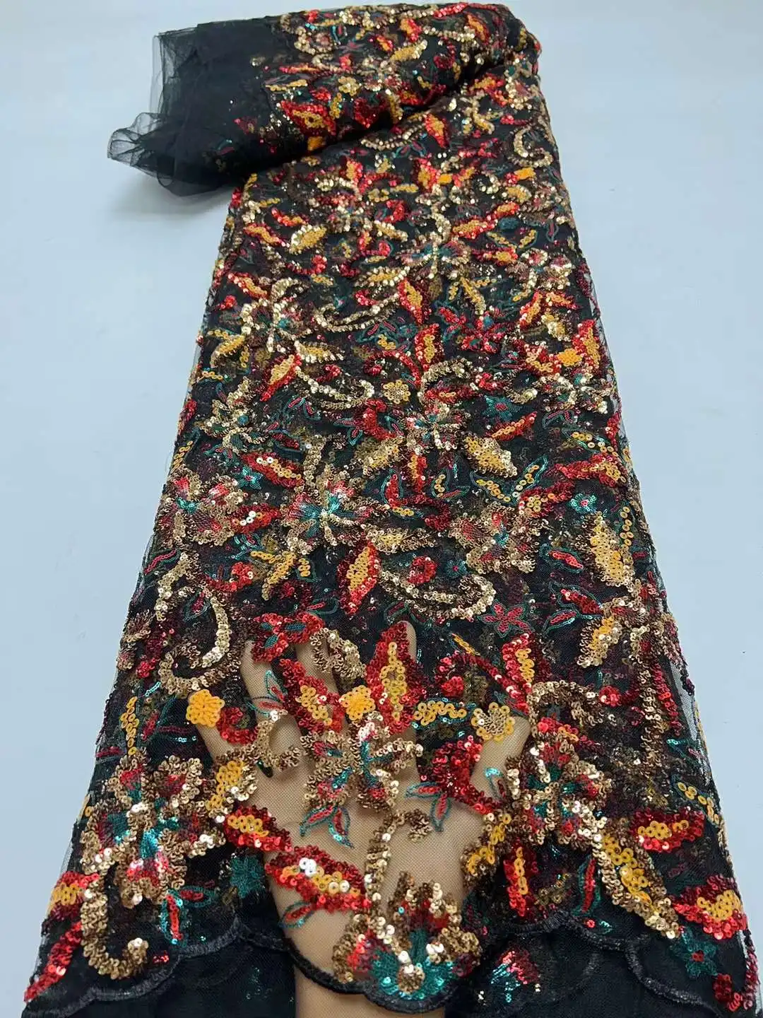 Последняя мода, Африканская кружевная ткань, блестки, Тюль, сетка, вышивка, Кружево для свадьбы, Свадебные платья в Нигерийском стиле высокого качества, 5 ярдов