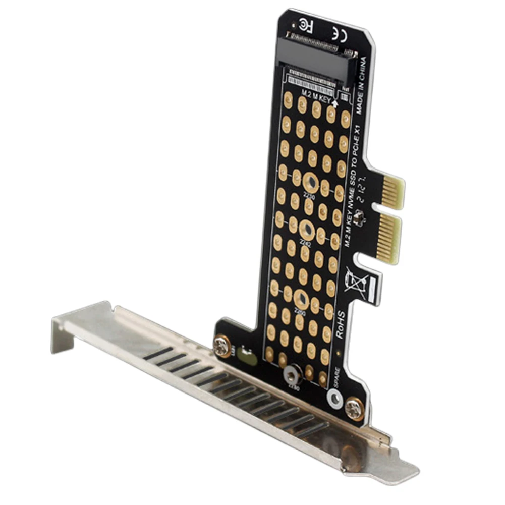 M.2 NVME К PCIe4.0 X1 Карта адаптера 32 Гбит/с Поддержка Интерфейса PCIe X1 X4 X8 X16 для M Key M.2 NVME SSD 2230/2242/2260/2280