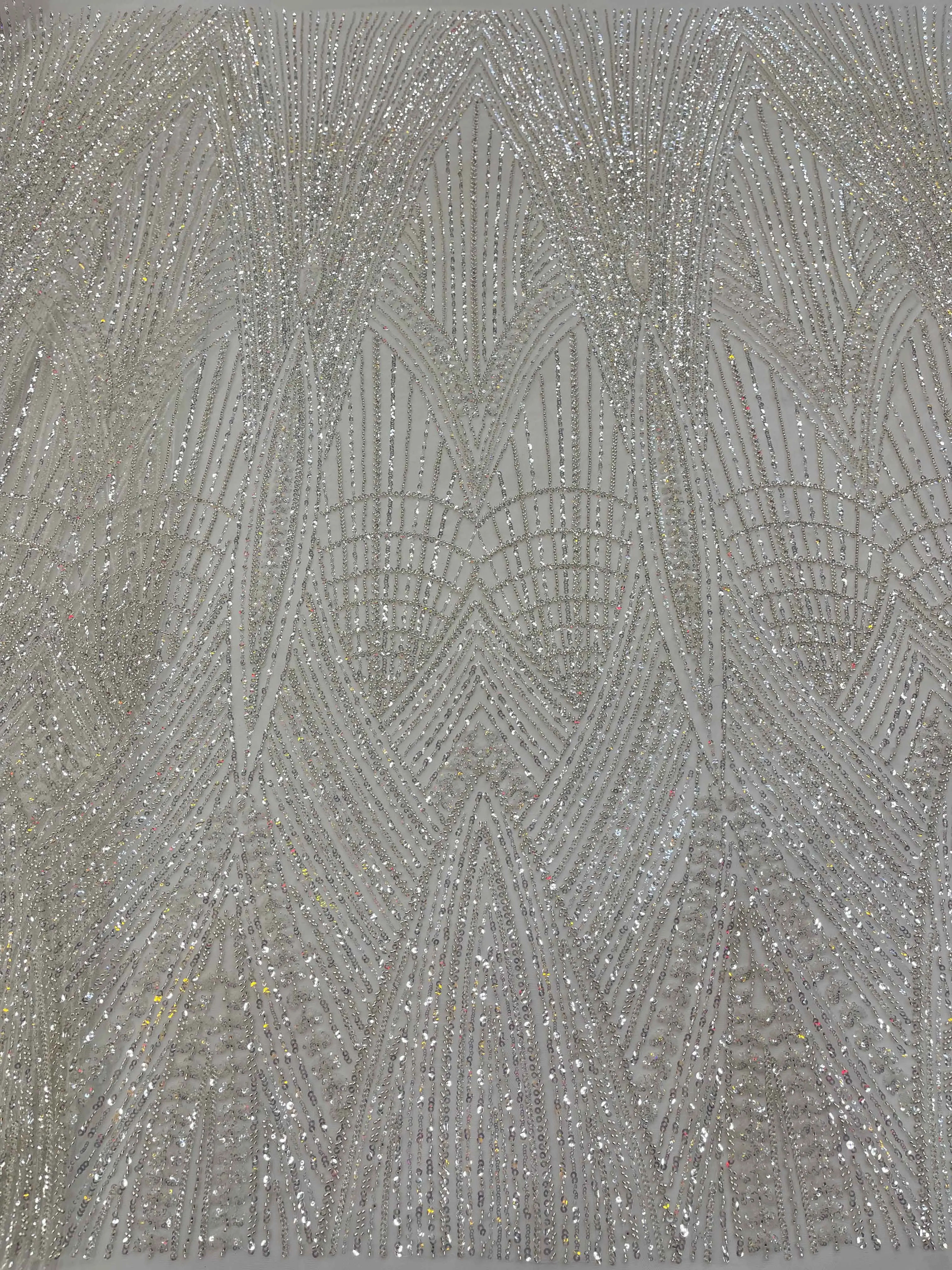 Высококачественная Африканская Французская сетчатая свадебная одежда для новобрачных 2023, Роскошная Кружевная ткань ручной работы, расшитая жемчугом, тюль, блестки, вышитые бисером