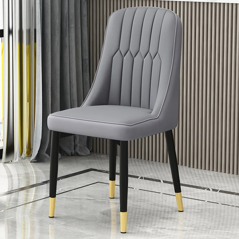 Удобные Обеденные Стулья Прочное Влагостойкое Кожаное Кресло Для Гостиной Nordic Эргономичная Мебель Sillas Simplicity