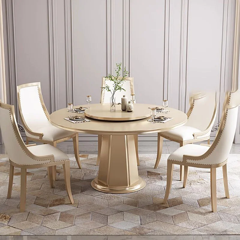 Квартира, круглые обеденные столы, консоль, Боковые обеденные столы для гостиной, Кофейная мебель Nordic Mesa Comedor