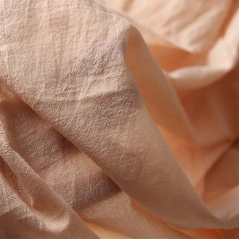Очень тонкий 100% хлопок 60-х, бледно-светло-свежий Розовый креп, Мягкие удобные ткани для поделок, летнее платье, блузка, рубашка