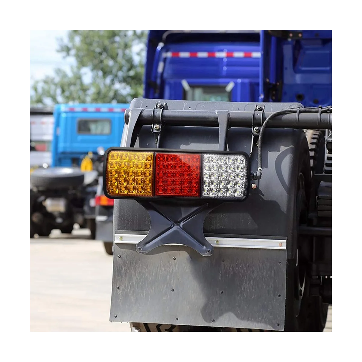 2шт водонепроницаемых задних фонарей 12V 75 LED для грузовика RV фургона автобуса прицепа Сигнальный индикатор Стоп Сигналы заднего хода